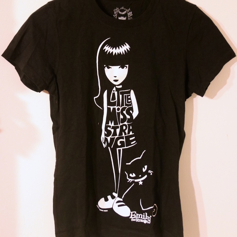 Emily the Strange T-Shirt, S, Little Miss Strange
